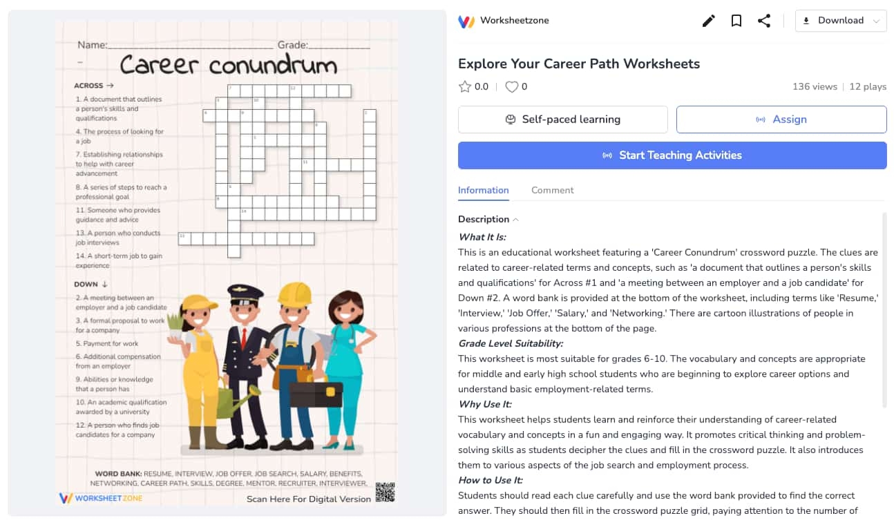 How To Create A Crossword Puzzle On Worksheetzone How To Create A Crossword Puzzle On Worksheetzone