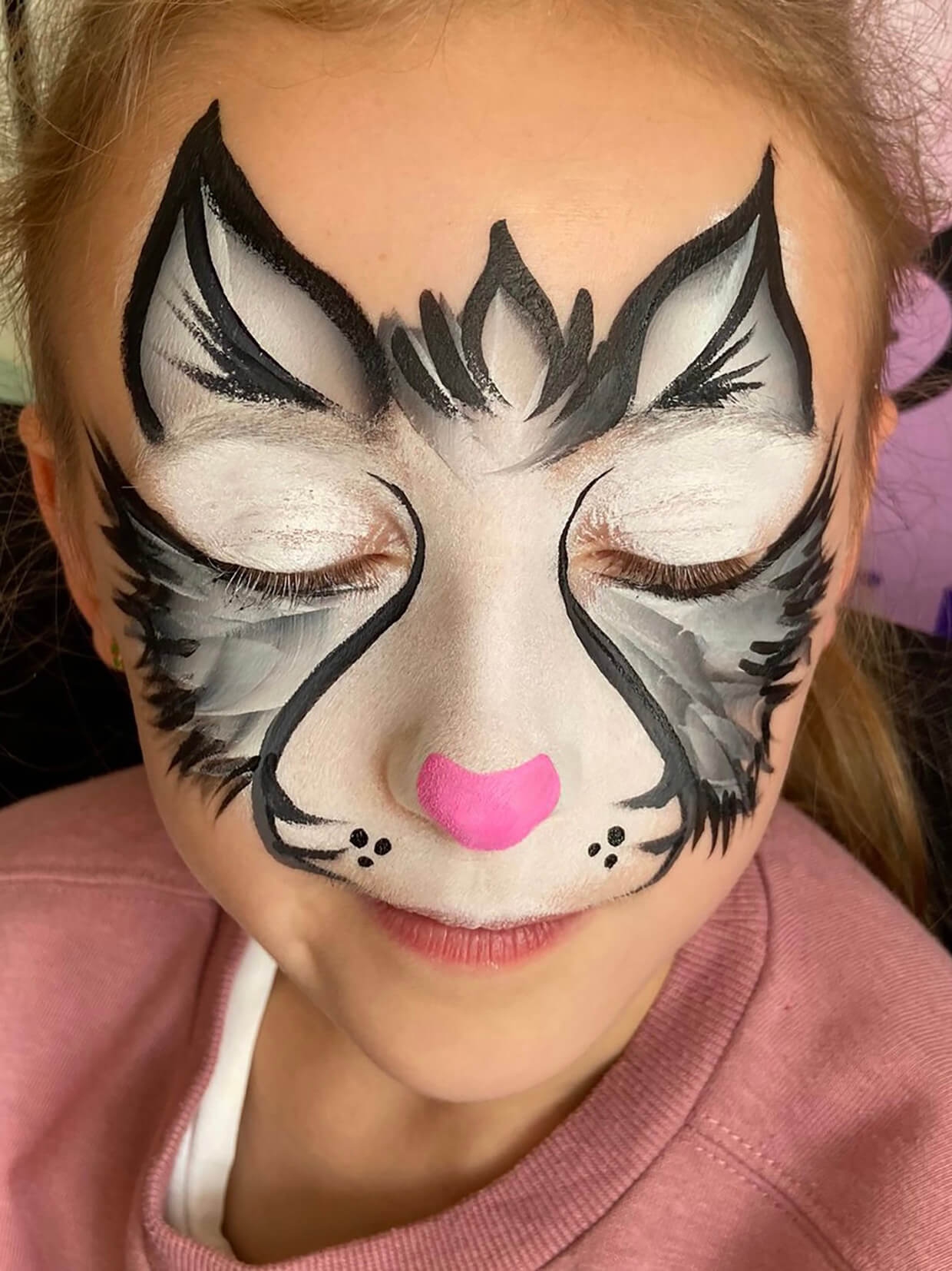 How To Do A Cat Face Paint For Halloween Gathered How To Do A Cat Face Paint For Halloween Gathered