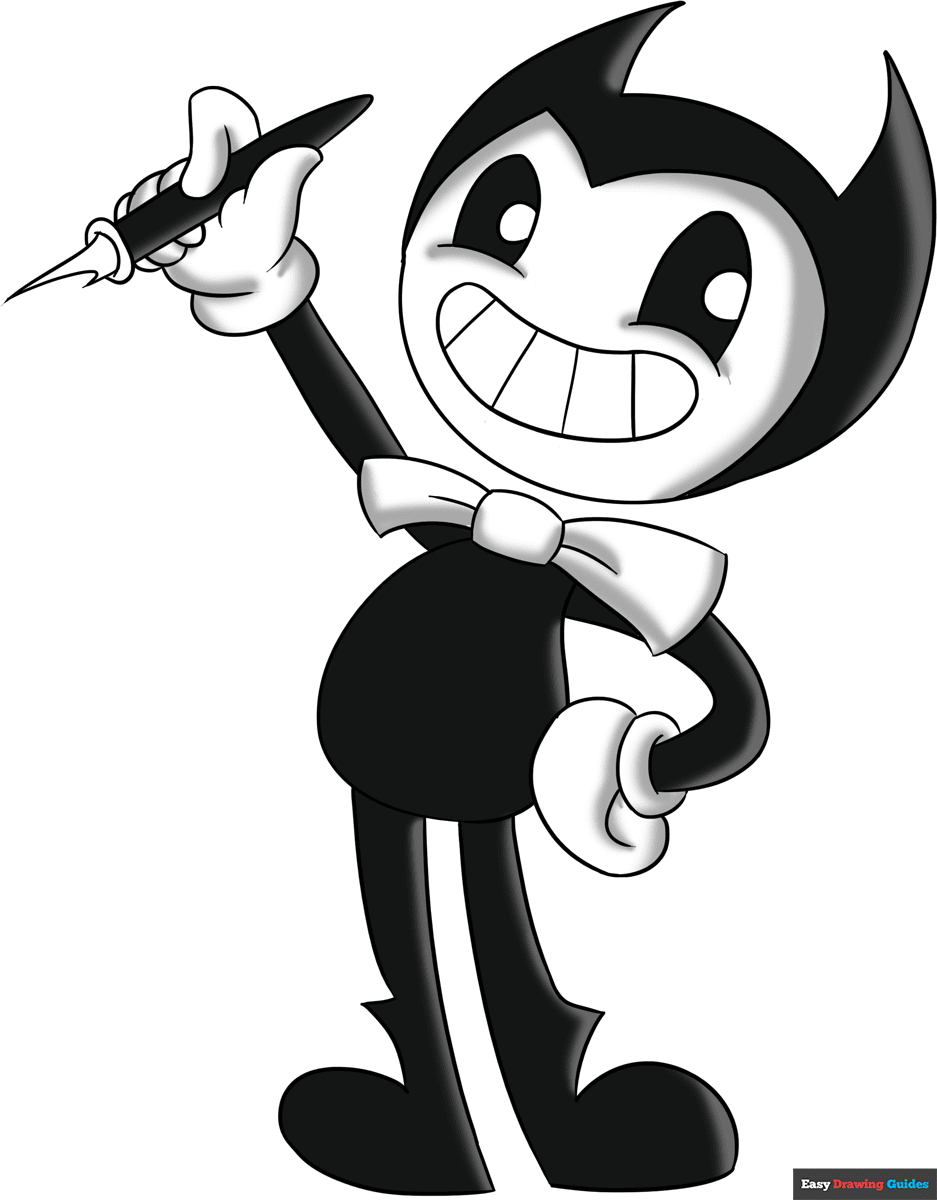 How To Draw Bendy Really Easy Drawing Tutorial How To Draw Bendy Really Easy Drawing Tutorial