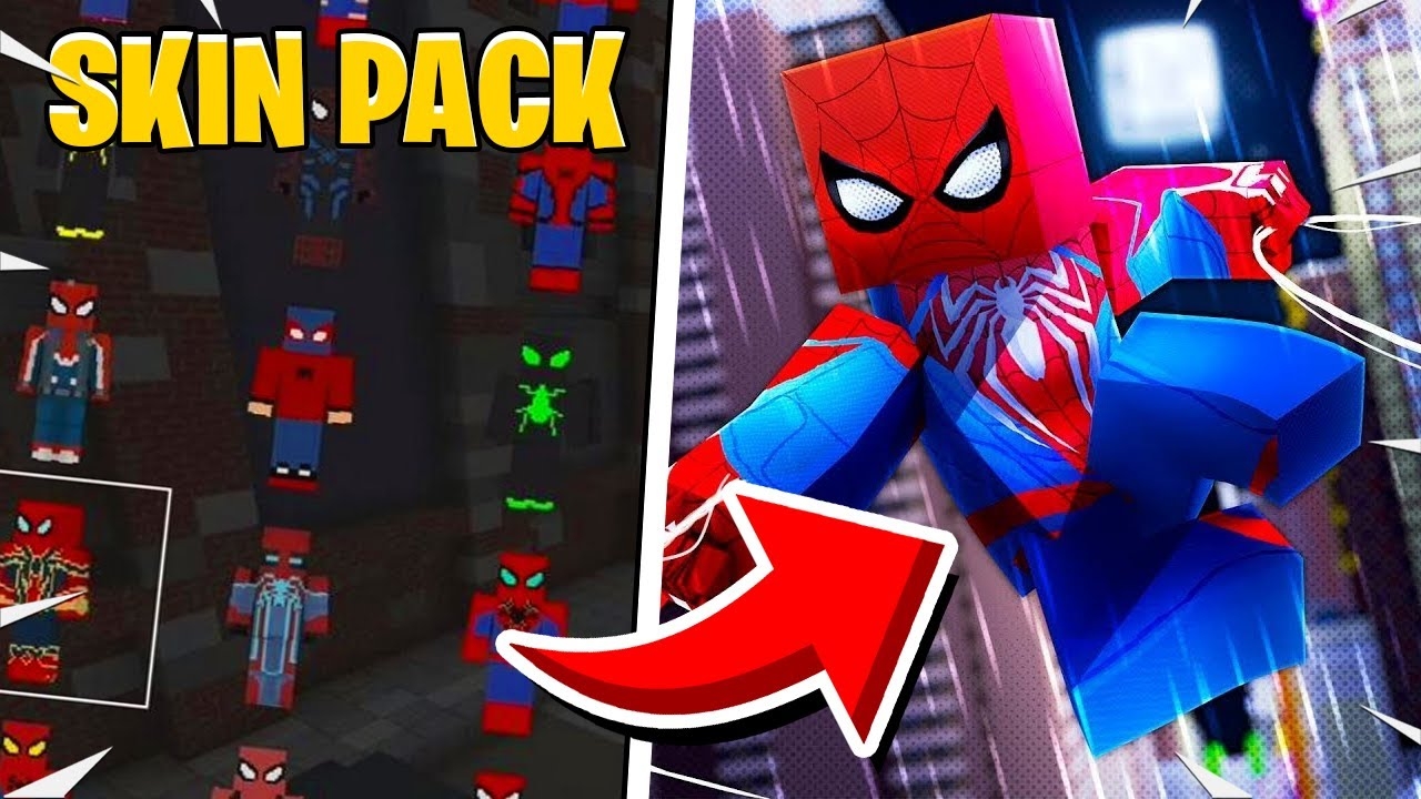 How To Get Spider Man No Way Home Skin Pack On MCPE 1 18 Xbox PS4 Switch Win 10 Pocket MCPE YouTube How To Get Spider Man No Way Home Skin Pack On MCPE 1 18 Xbox PS4 Switch Win 10 Pocket MCPE YouTube