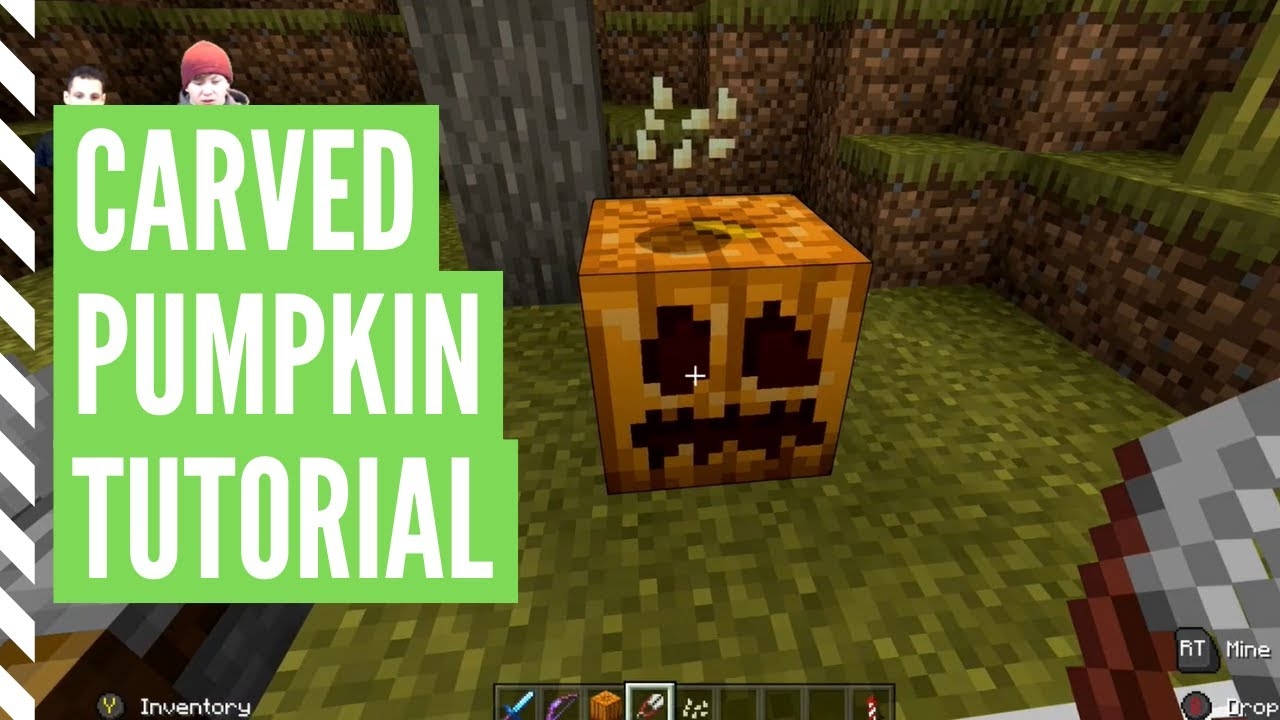 How To Make A CARVED PUMPKIN In Minecraft YouTube How To Make A CARVED PUMPKIN In Minecraft YouTube