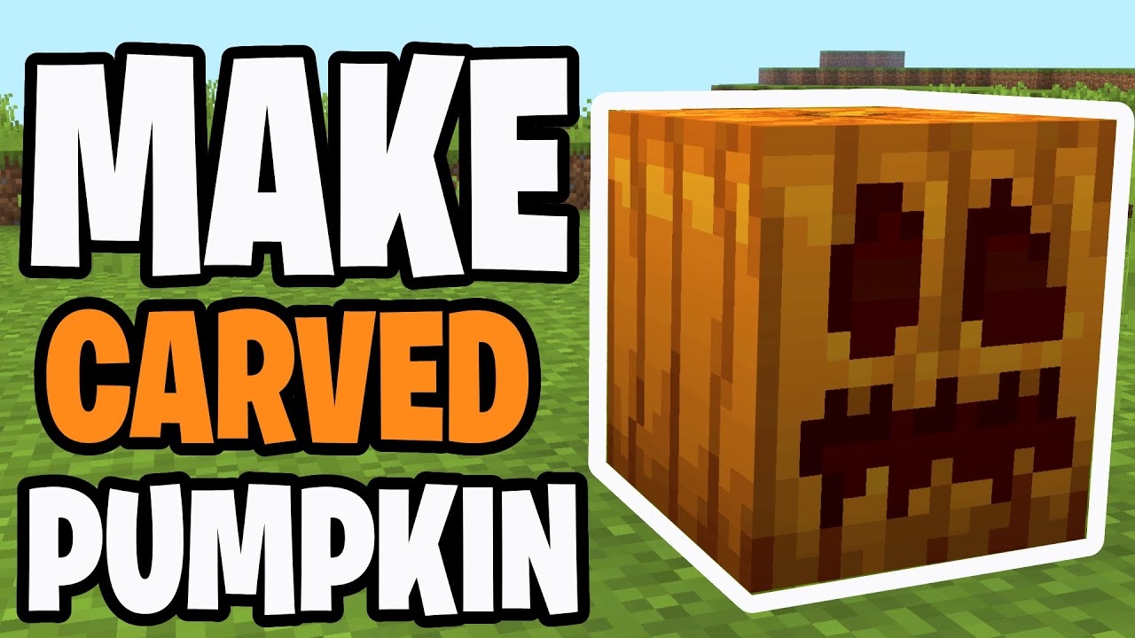 How To Make Carved Pumpkin Minecraft Java Bedrock YouTube How To Make Carved Pumpkin Minecraft Java Bedrock YouTube