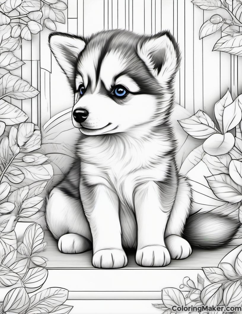 husky dog coloring pages husky dog coloring pages