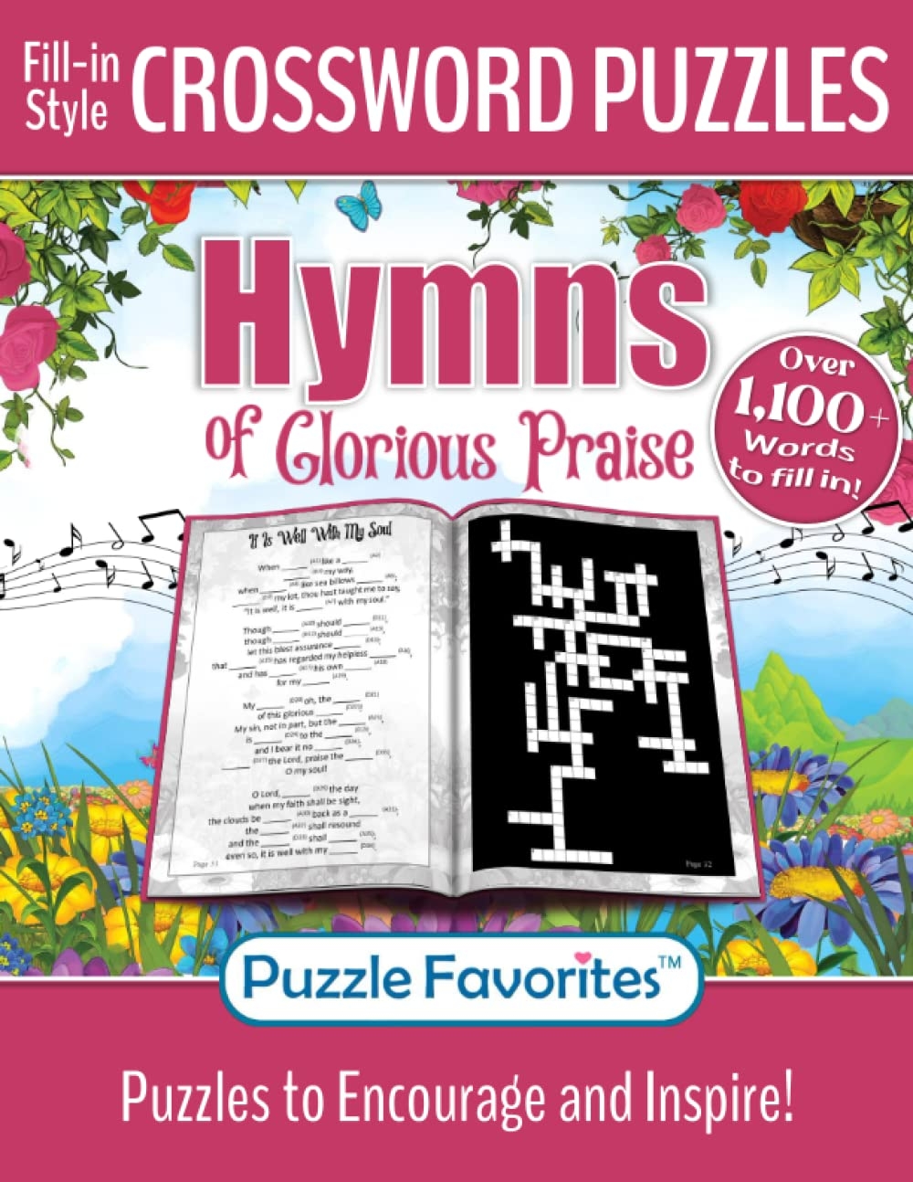 Hymns Of Glorious Praise Crossword Puzzles Fill In Style Featuring Favorite Christian Songs To Fill In The Words Bible Themed Puzzle Book Bible Crossword Puzzle Book Series Amazon co uk Favorites Puzzle Brubaker Michelle 9781947676718 Books