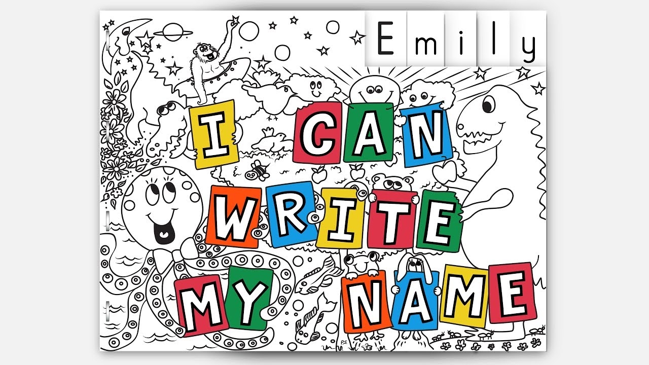 I CAN WRITE MY NAME Tutorial YouTube I CAN WRITE MY NAME Tutorial YouTube