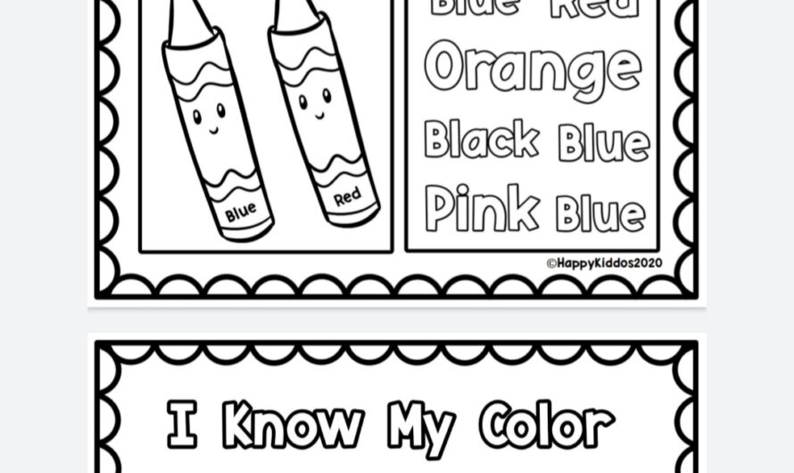 Color Worksheets For Preschoolers