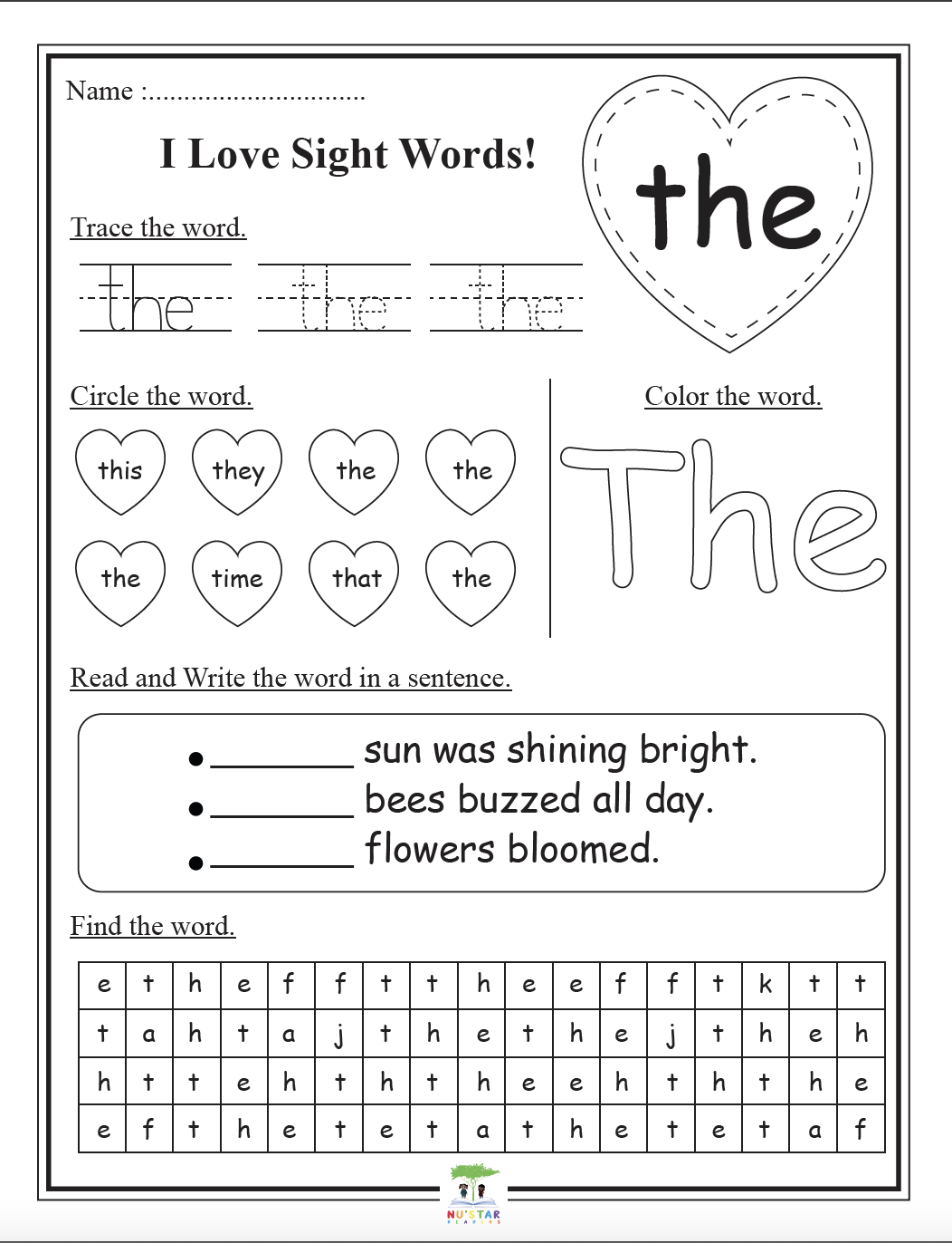 I Love Sight Words The Made By Teachers I Love Sight Words The Made By Teachers