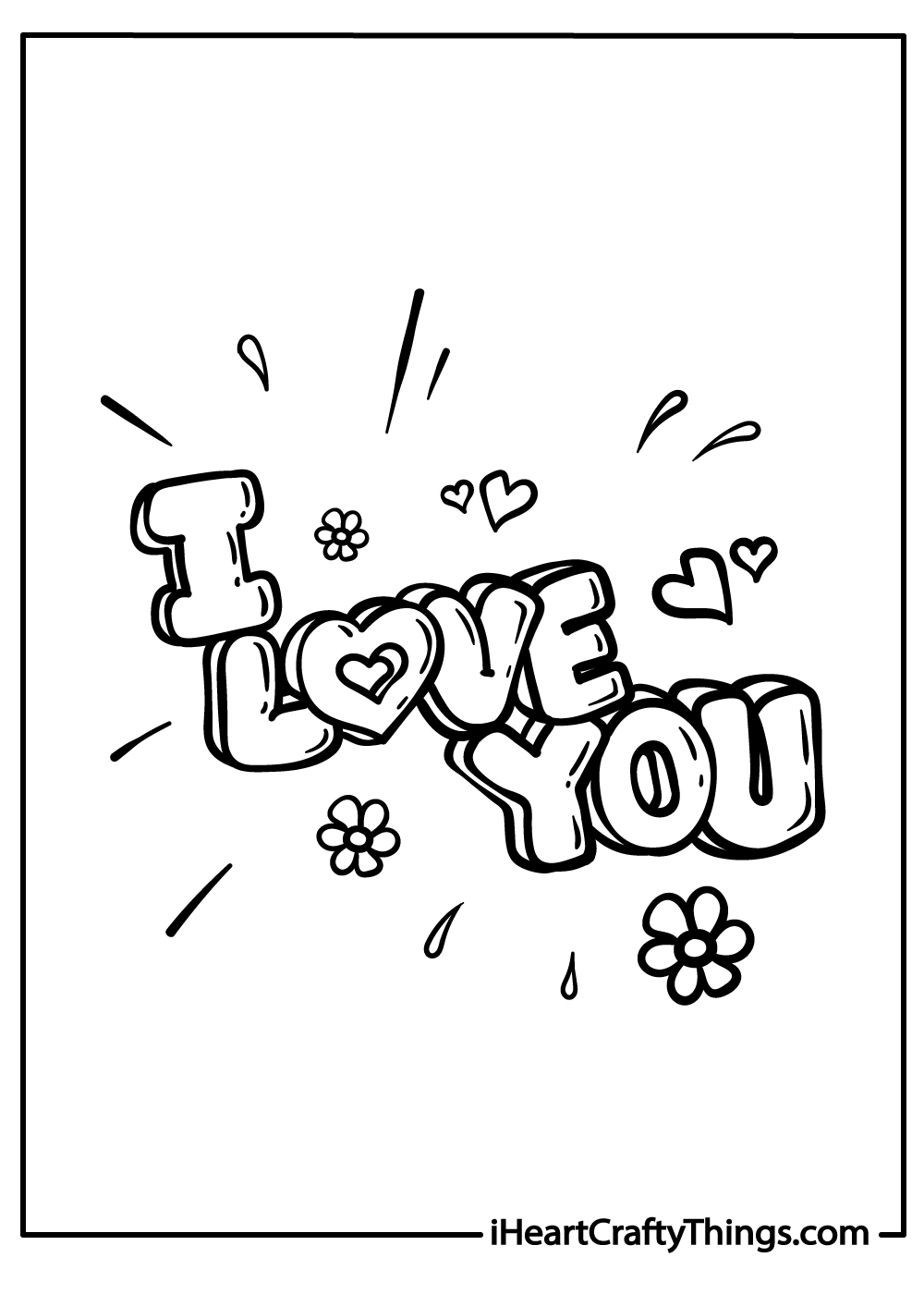 I Love You Coloring Pages 21 Free Printables I Love You Coloring Pages 21 Free Printables