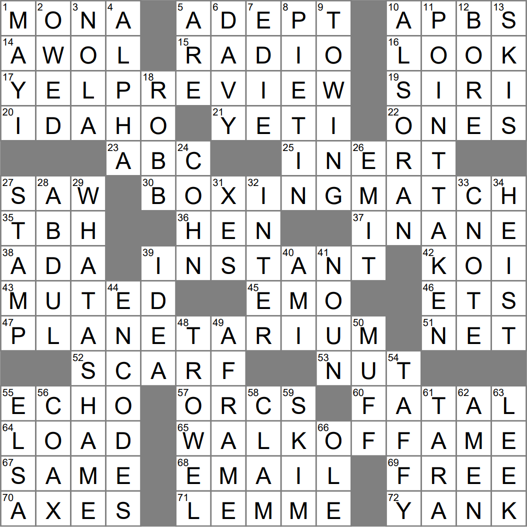 I See Where You re Coming From Crossword Clue Archives LAXCrossword