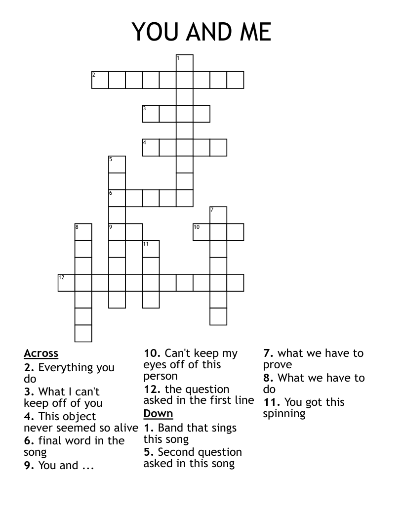 If You Ask Me Crossword Clue 5 Letters Letters