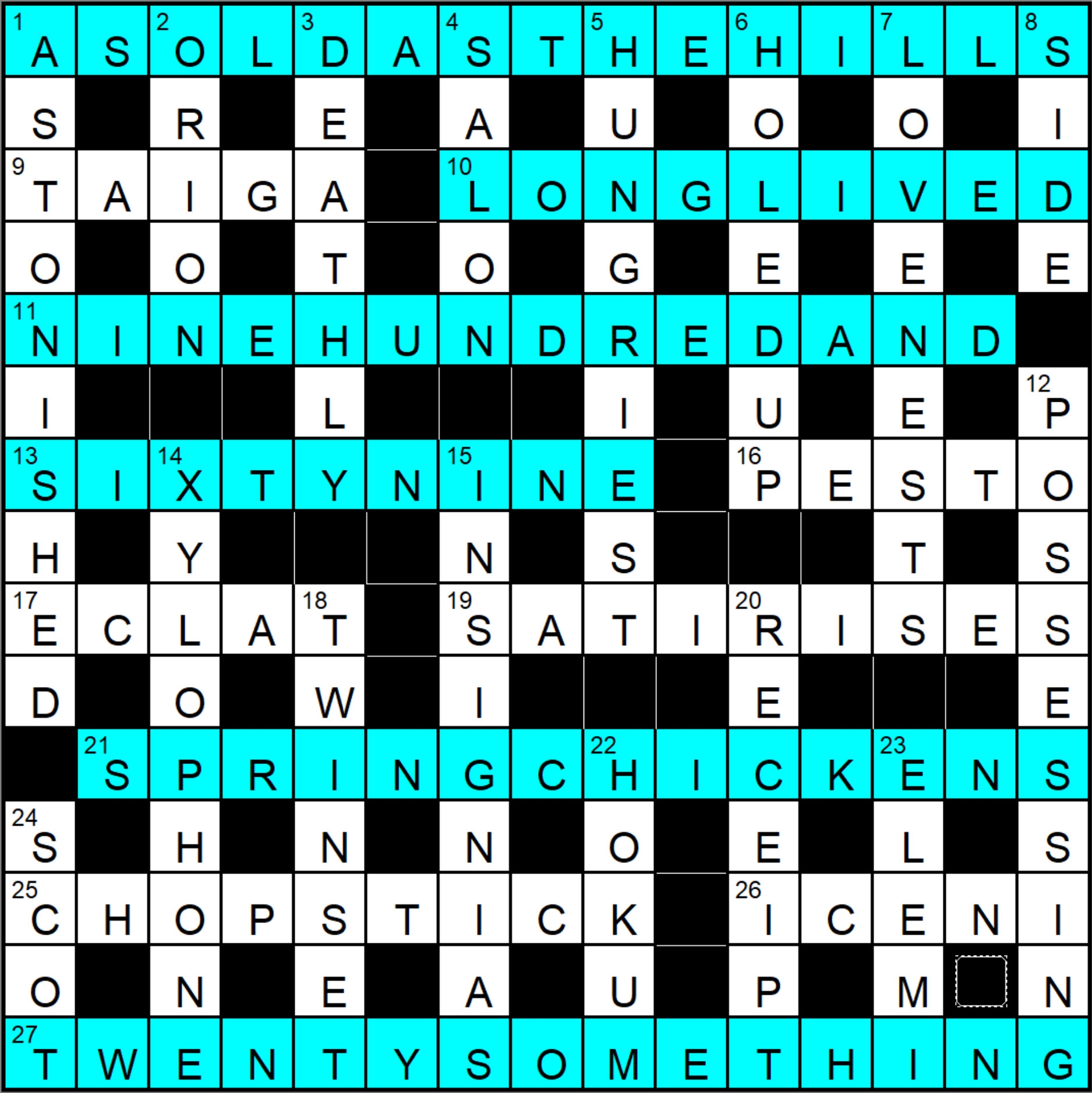 Independent 11969 Methuselah Fifteensquared Independent 11969 Methuselah Fifteensquared