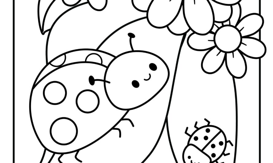 Insect Colouring In Pages