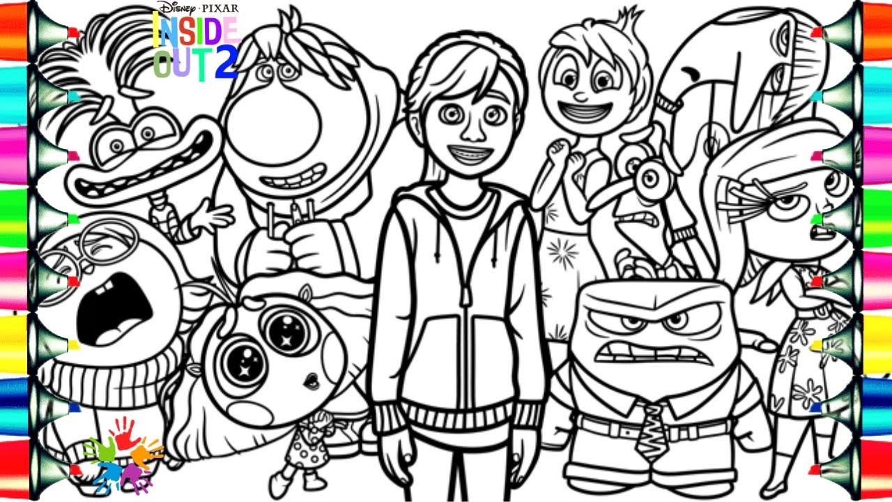 inside out coloring pages inside out coloring pages