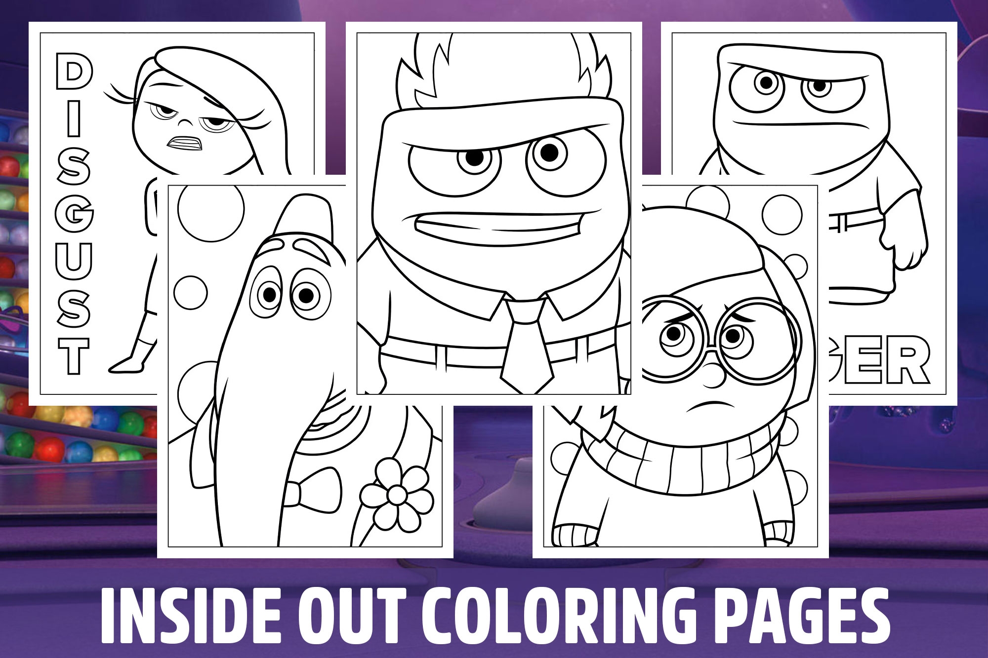 Inside Out Coloring Pages For Kids Girls Boys Teens Birthday School Activity Made By Teachers Inside Out Coloring Pages For Kids Girls Boys Teens Birthday School Activity Made By Teachers