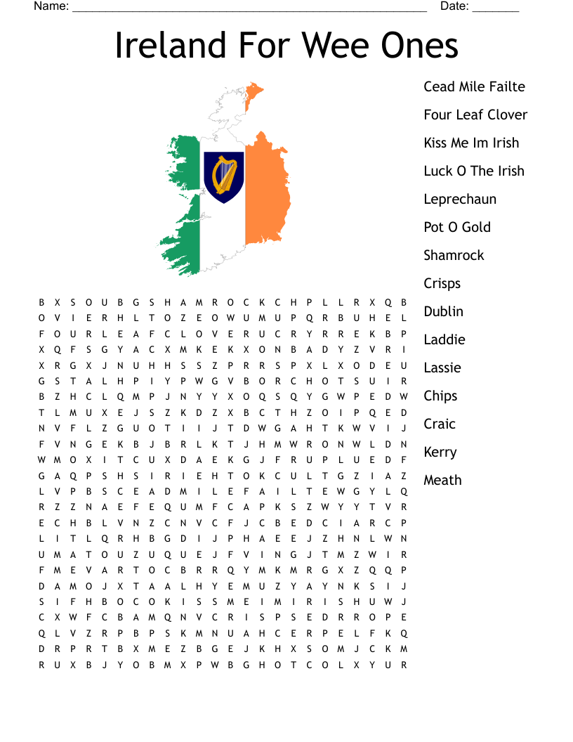 Irish Gaelic Crossword WordMint Irish Gaelic Crossword WordMint