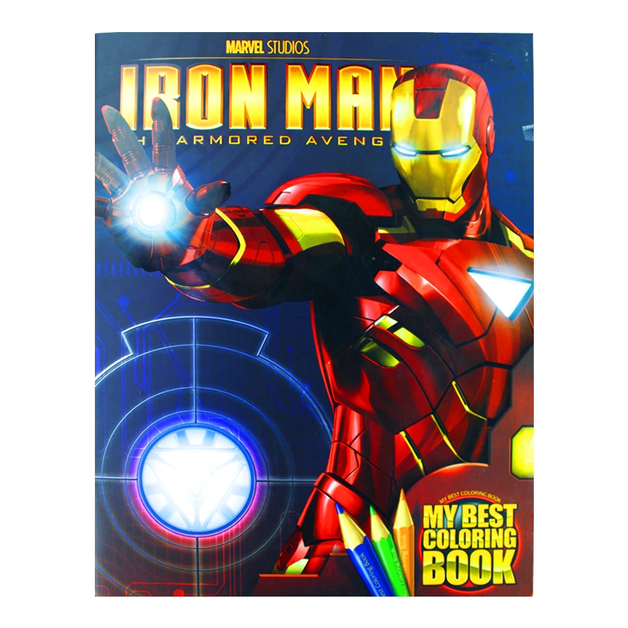 IRON MAN COLORING BOOK A4 MOD37 6294004890475 IRON MAN COLORING BOOK A4 MOD37 6294004890475