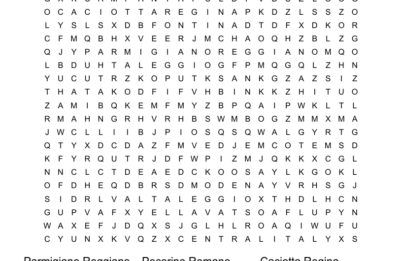 Italian Cheese Crossword Clue