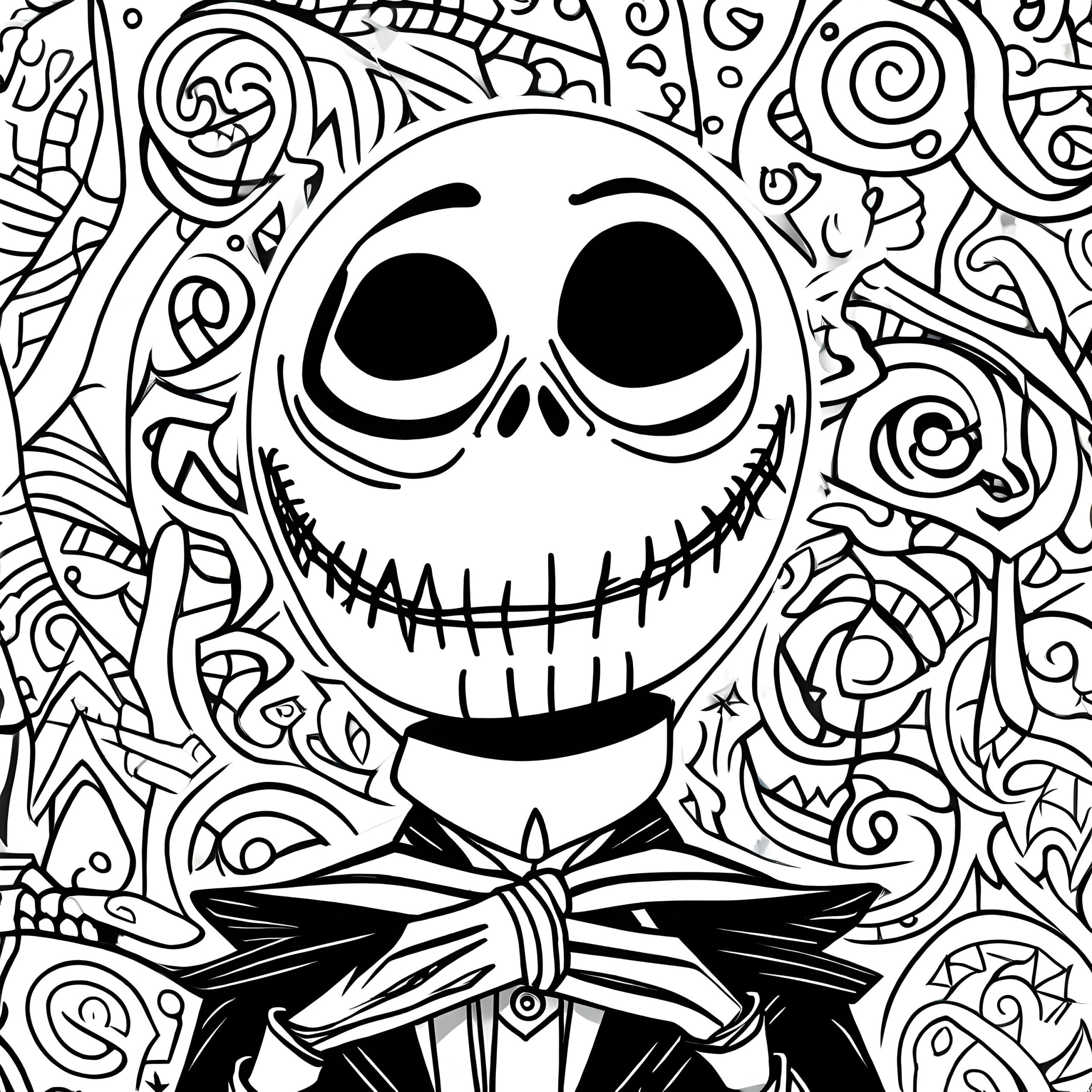 Jack Skellington Coloring Pages 12 Pages Nightmare Before Christmas Coloring Pages Etsy Jack Skellington Coloring Pages 12 Pages Nightmare Before Christmas Coloring Pages Etsy