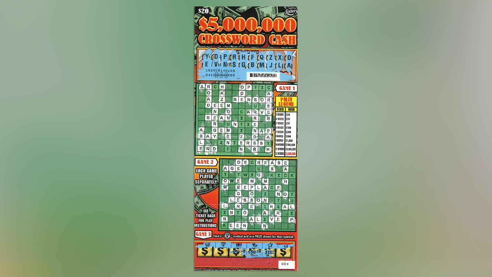 Jacksonville Woman Wins 5M Playing Crossword Scratch off Jacksonville Woman Wins 5M Playing Crossword Scratch off