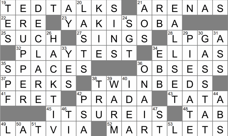 Japanese Noodles Crossword Clue