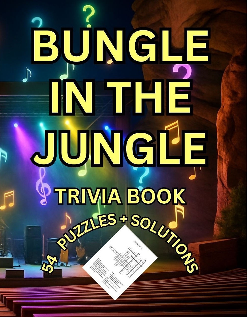 JOHNNY CASH CROSSWORD Favorite Band Books JOHNNY CASH CROSSWORD Favorite Band Books