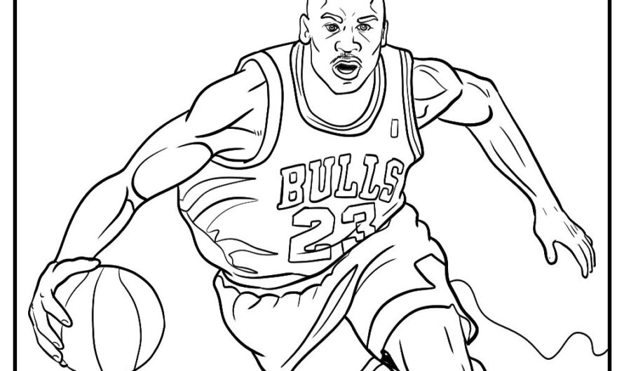 Michael Jordan Coloring Pages