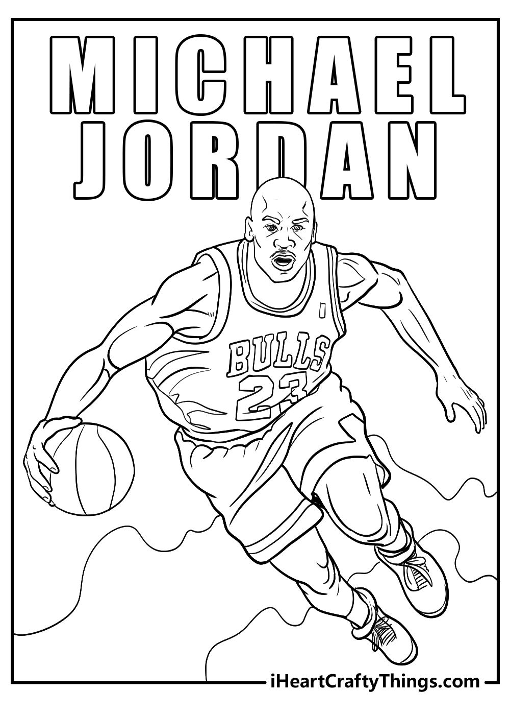 Jordan Coloring Pages I HEART CRAFTY THINGS