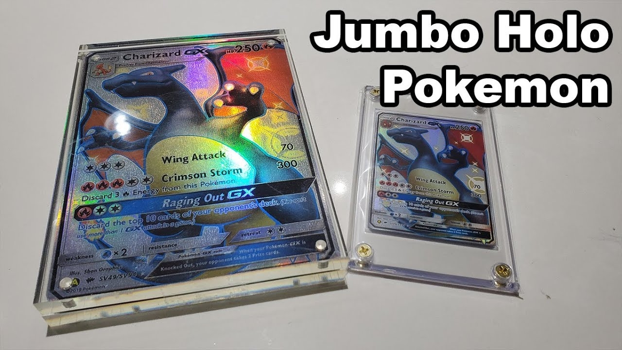 Jumbo Pokemon Holos How To Make YouTube