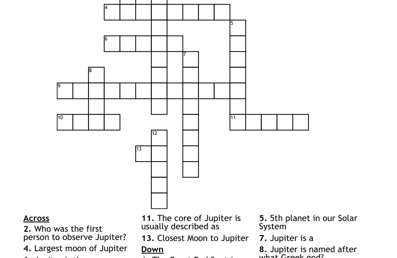Moon Of Jupiter Crossword Clue
