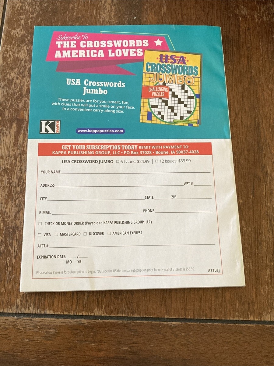 KAPPA CROSSWORD PUZZLES ONLY 2024 New EBay KAPPA CROSSWORD PUZZLES ONLY 2024 New EBay