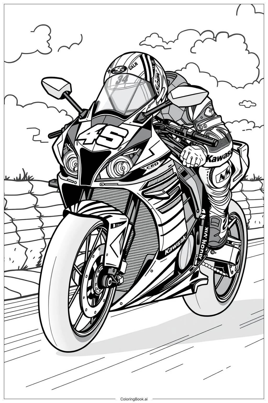 colouring pages of motorbikes colouring pages of motorbikes