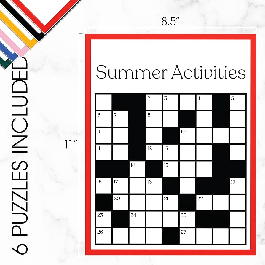 Keeping Busy Simple Crossword Dementia Activities For Seniors 6 Reusable Sheets Large Print Clue Guides Dry Erase Markers Included Elderly Alzheimer s Puzzle Amazon co uk Toys Games