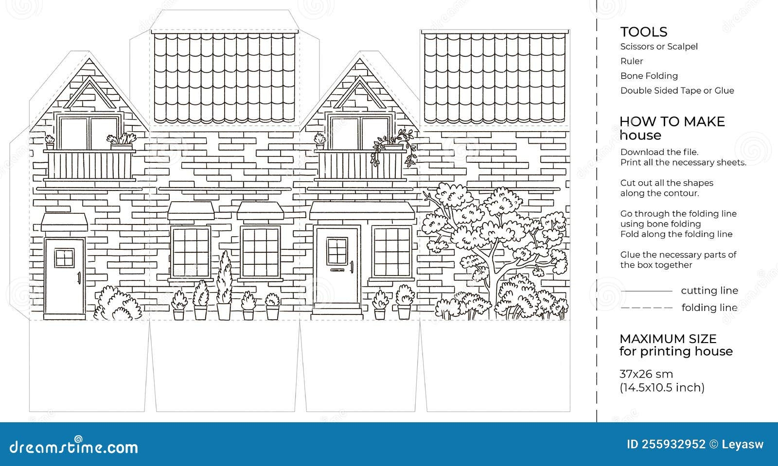 Kids Craft Paper House Coloring Page Cut And Glue Cartoon 3D Toy Doll House Printable Template Stock Photo Image Of Sheet Print 255932952 Kids Craft Paper House Coloring Page Cut And Glue Cartoon 3D Toy Doll House Printable Template Stock Photo Image Of Sheet Print 255932952