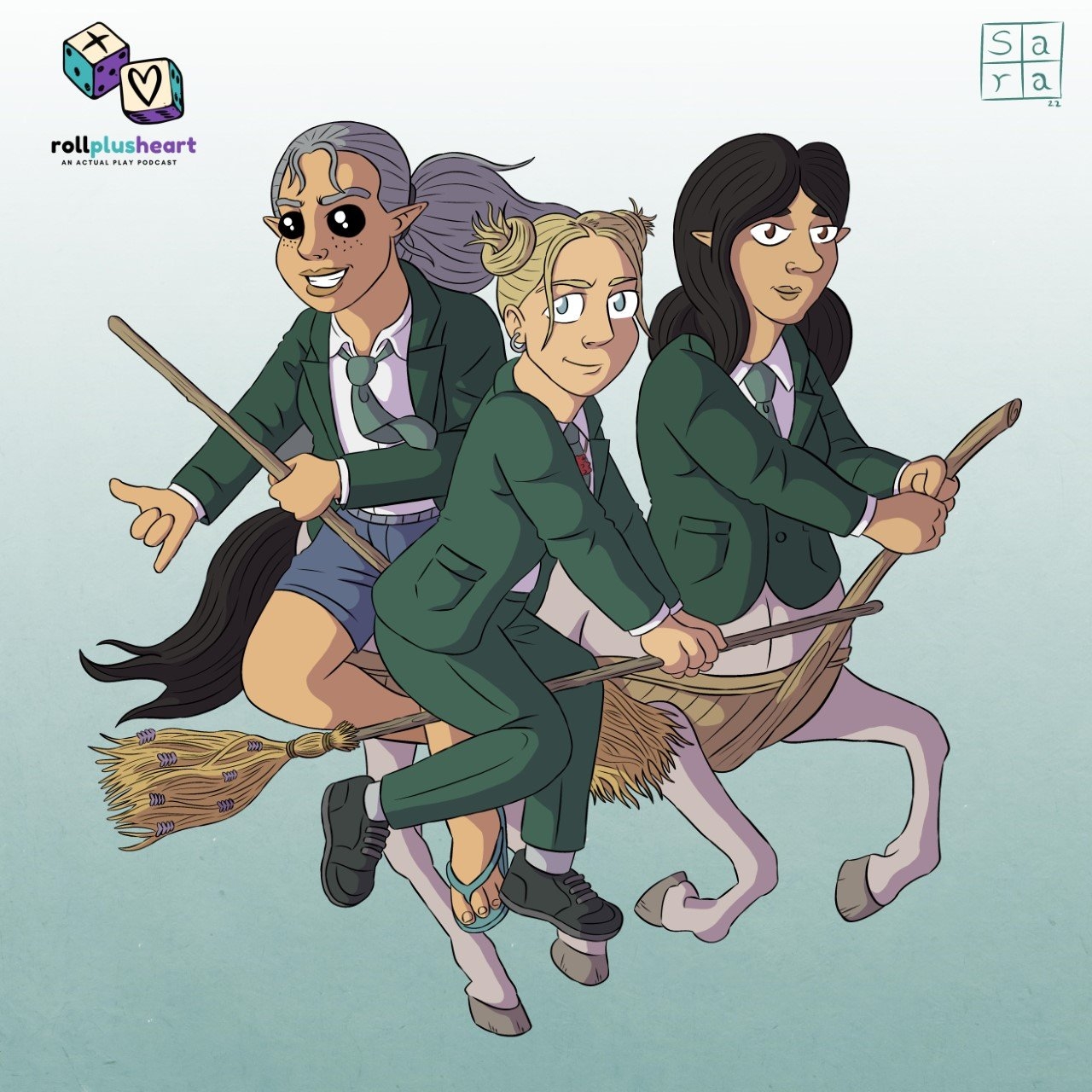 Kids On Brooms Roll Plus Heart Kids On Brooms Roll Plus Heart