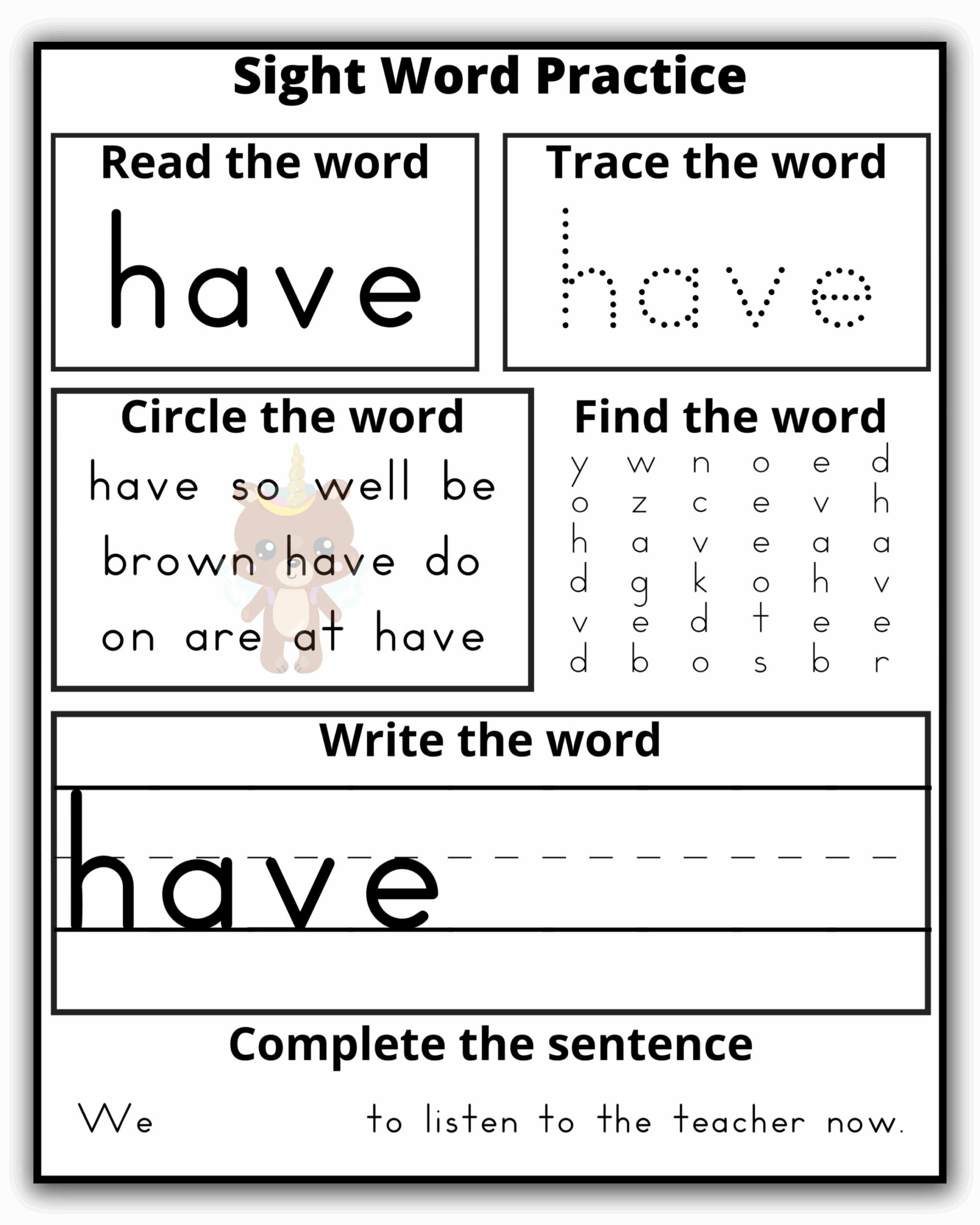 Kindergarten Dolch Sight Words Practice Extreme Couponing Mom Kindergarten Dolch Sight Words Practice Extreme Couponing Mom