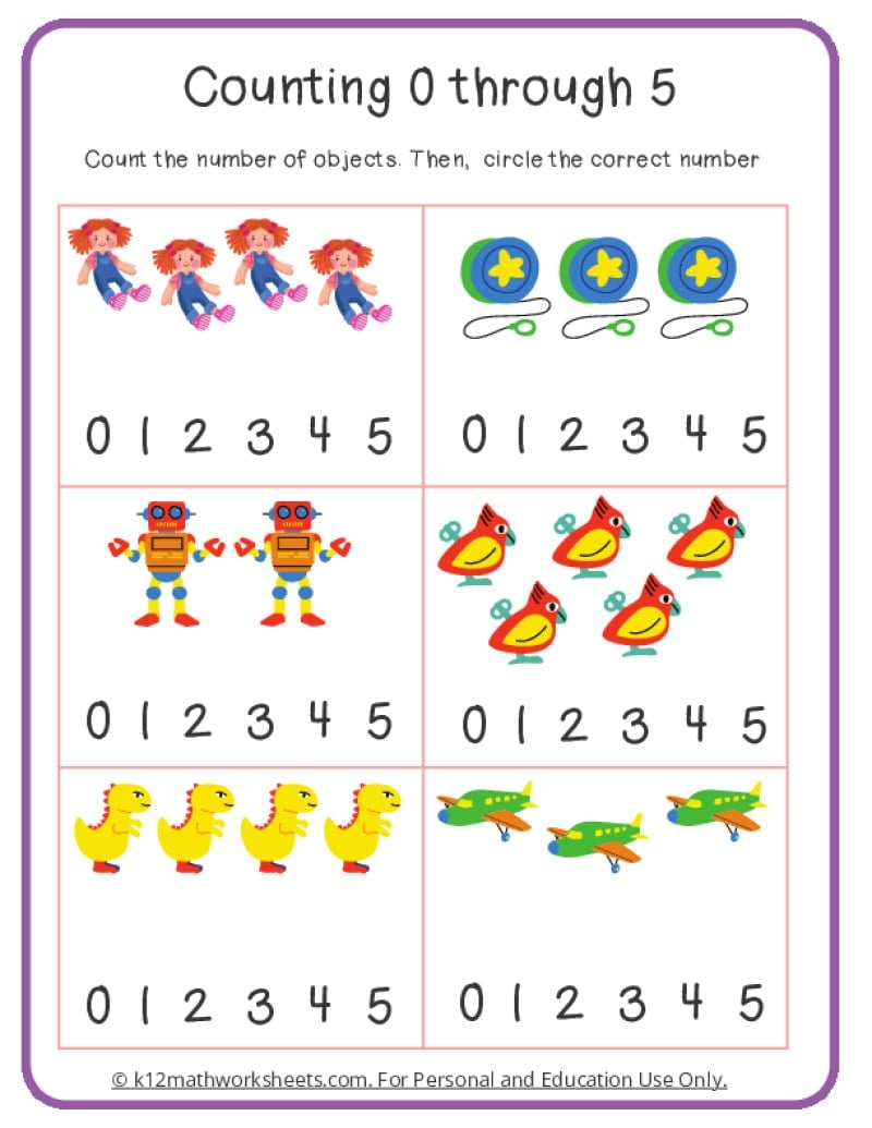 Kindergarten Math Worksheets Kindergarten Math Worksheets