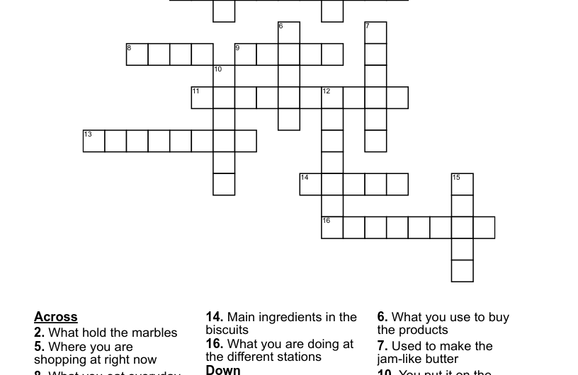 Playing Marble Crossword