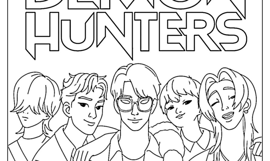 Kpop Demon Hunters Coloring Pages To Color