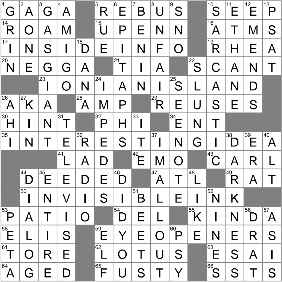 LA Times Crossword 1 Oct 24 Tuesday LAXCrossword LA Times Crossword 1 Oct 24 Tuesday LAXCrossword