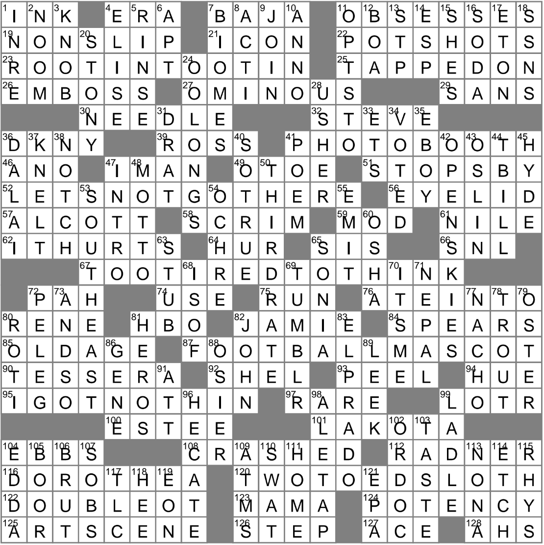 LA Times Crossword 12 Feb 23 Sunday LAXCrossword LA Times Crossword 12 Feb 23 Sunday LAXCrossword