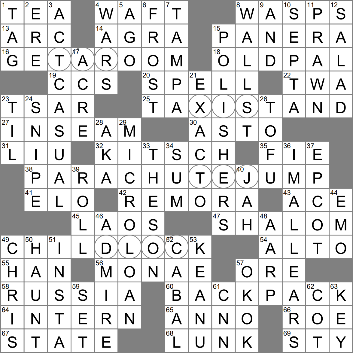 LA Times Crossword 13 Apr 23 Thursday LAXCrossword