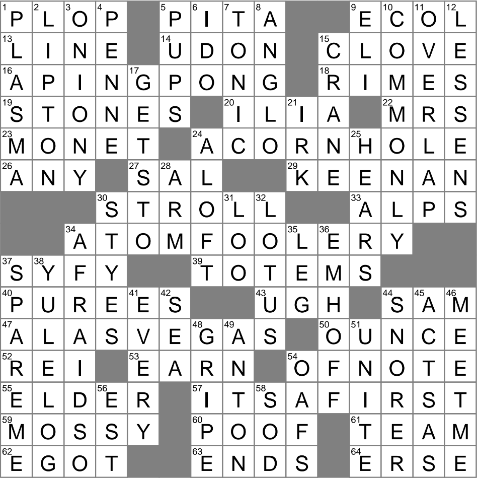 LA Times Crossword 14 Nov 24 Thursday LAXCrossword