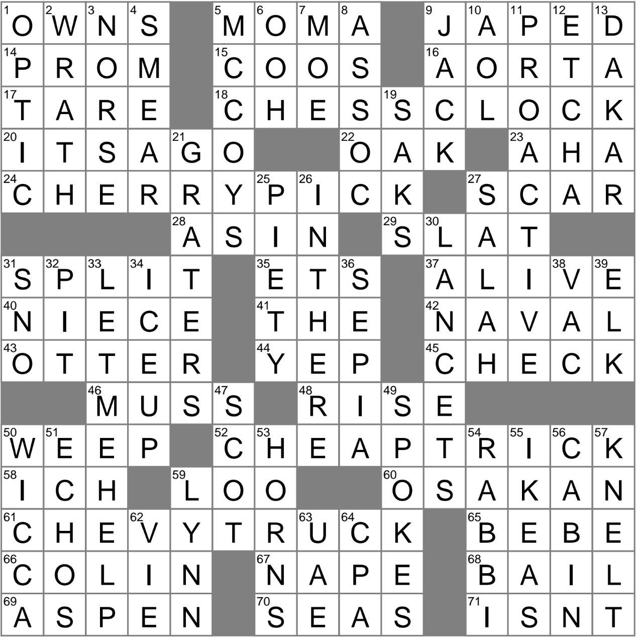 LA Times Crossword 16 Apr 24 Tuesday LAXCrossword LA Times Crossword 16 Apr 24 Tuesday LAXCrossword