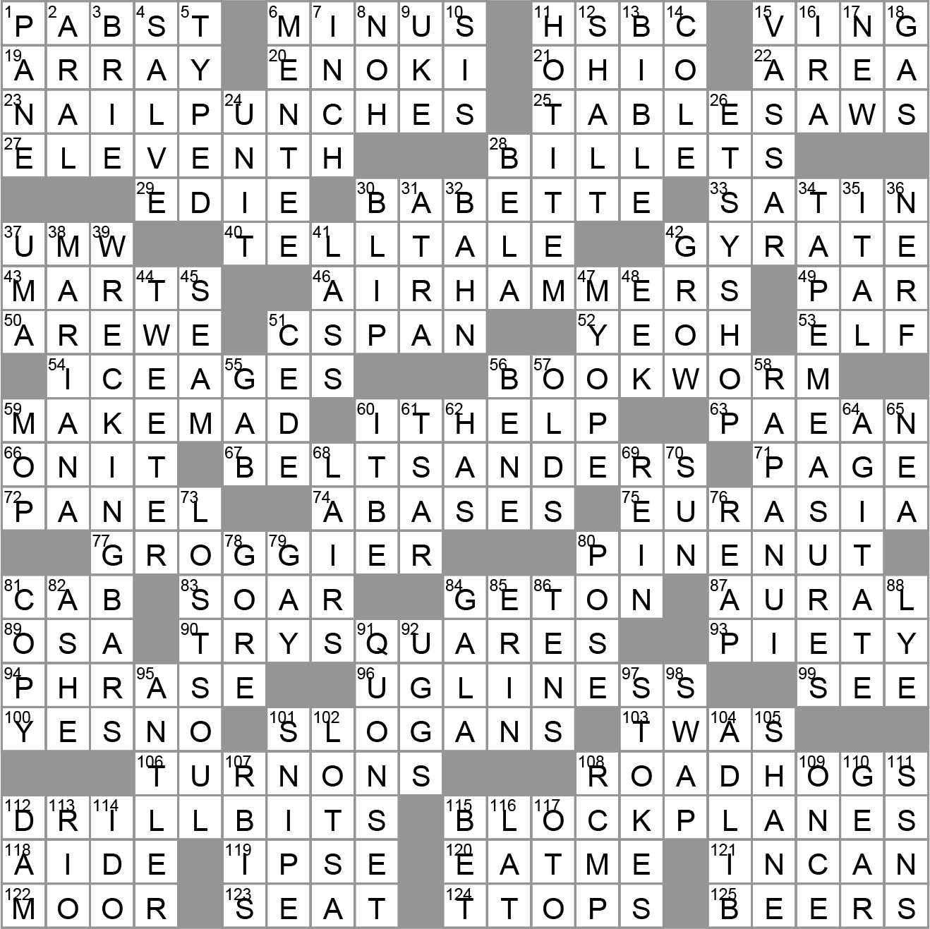 LA Times Crossword 16 Oct 22 Sunday LAXCrossword LA Times Crossword 16 Oct 22 Sunday LAXCrossword