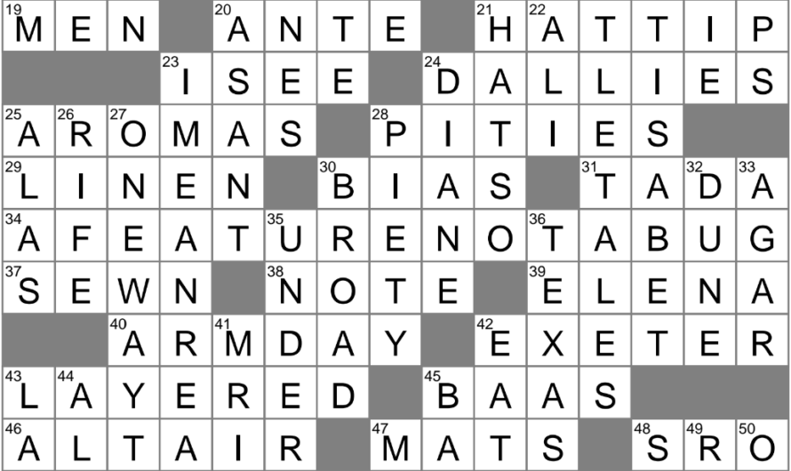 Therefore Crossword Clue