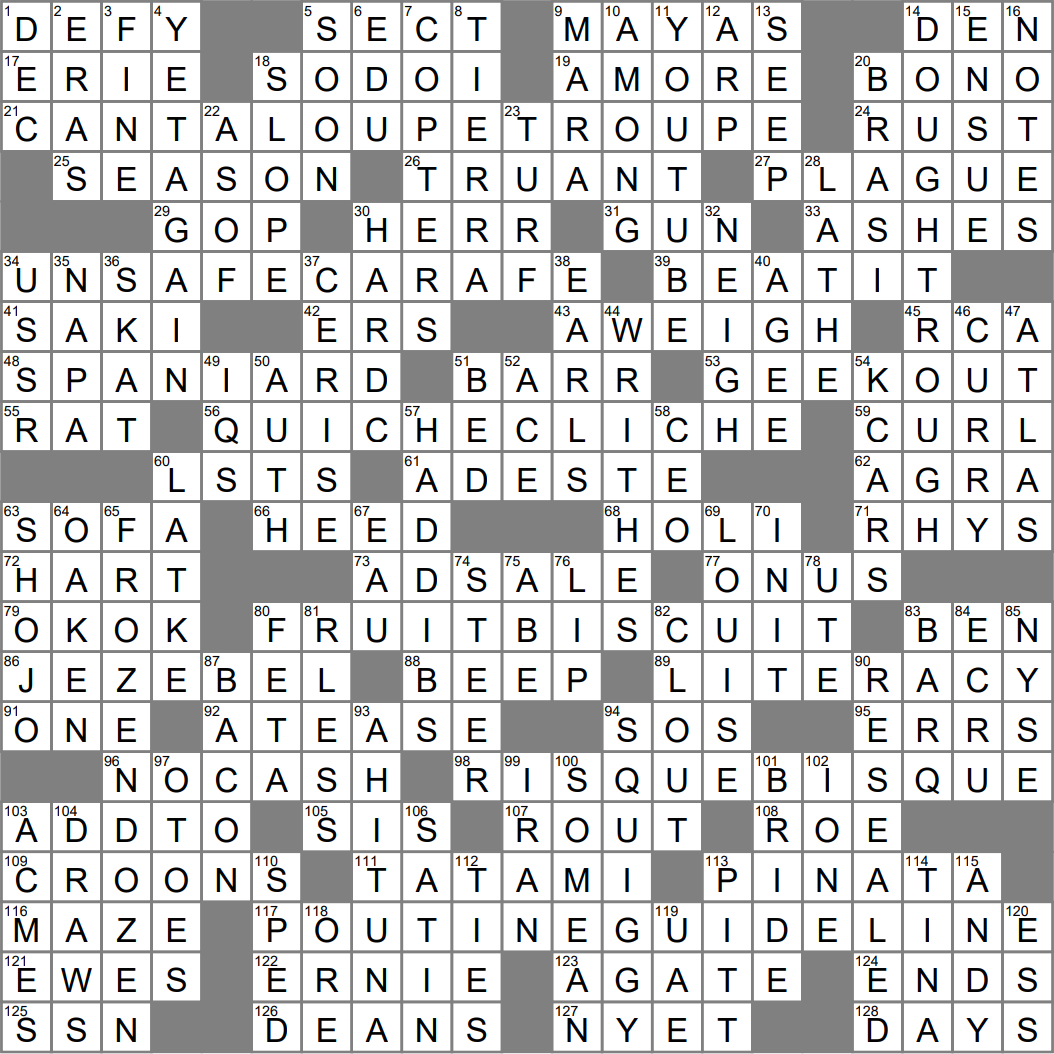 LA Times Crossword 2 Apr 23 Sunday LAXCrossword LA Times Crossword 2 Apr 23 Sunday LAXCrossword