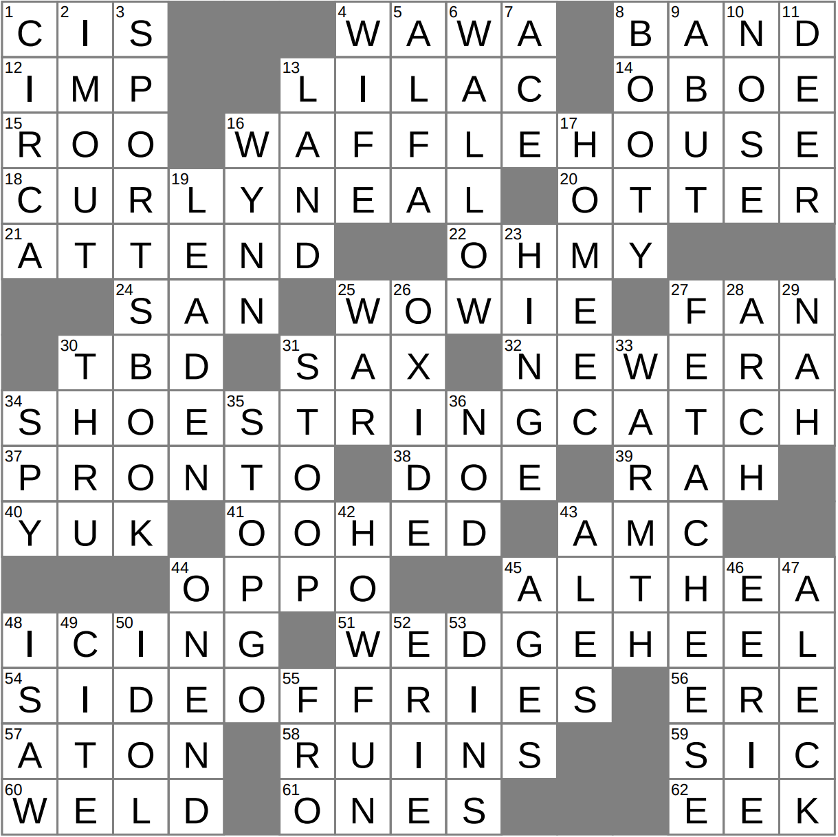 LA Times Crossword 20 Oct 25 Monday LAXCrossword LA Times Crossword 20 Oct 25 Monday LAXCrossword