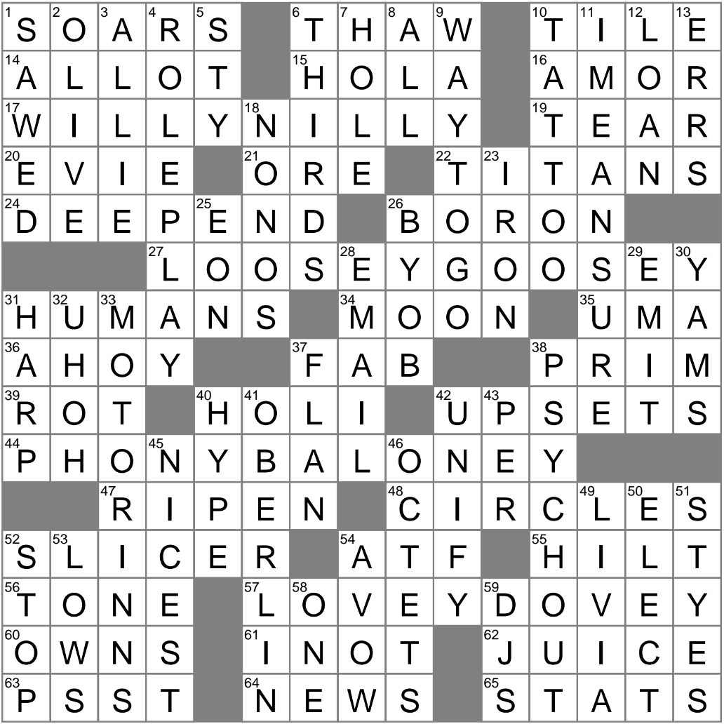 LA Times Crossword 21 Apr 25 Monday LAXCrossword LA Times Crossword 21 Apr 25 Monday LAXCrossword