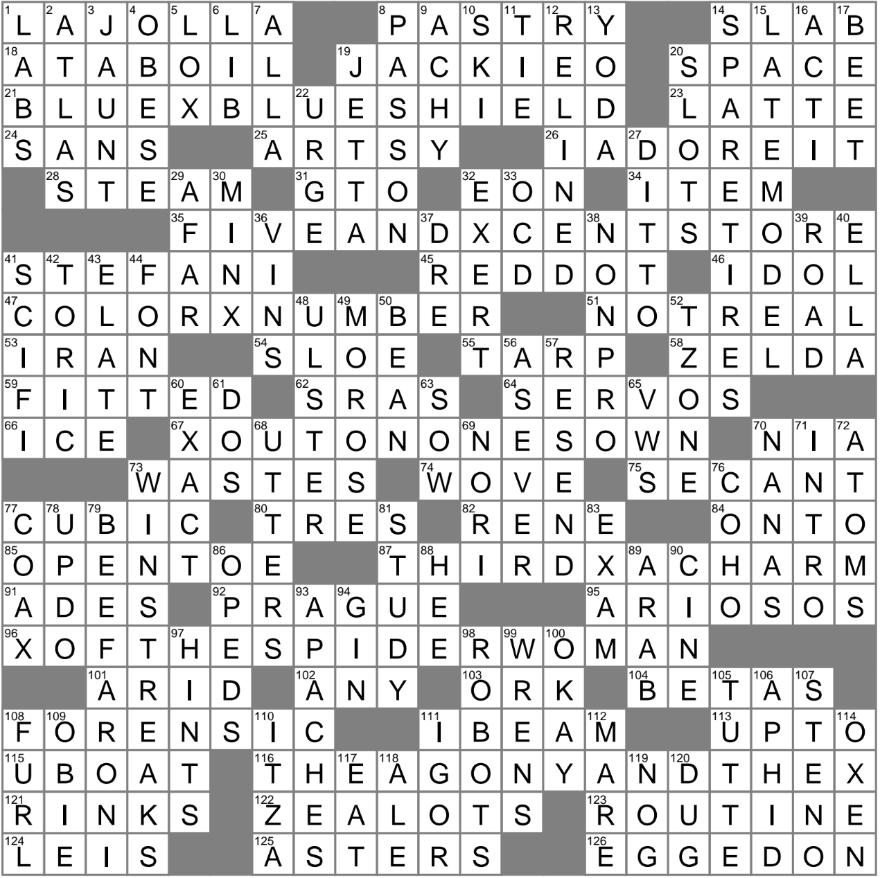 LA Times Crossword 24 Sep 23 Sunday LAXCrossword LA Times Crossword 24 Sep 23 Sunday LAXCrossword