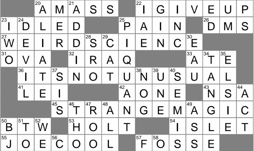 Snoopy Alter Ego Crossword Clue